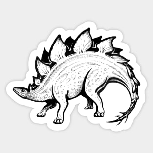 Dinosaur Stegosaurus Sticker